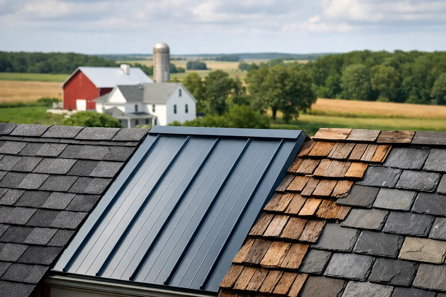 Roof Material Comparison for Iowa Homeowners