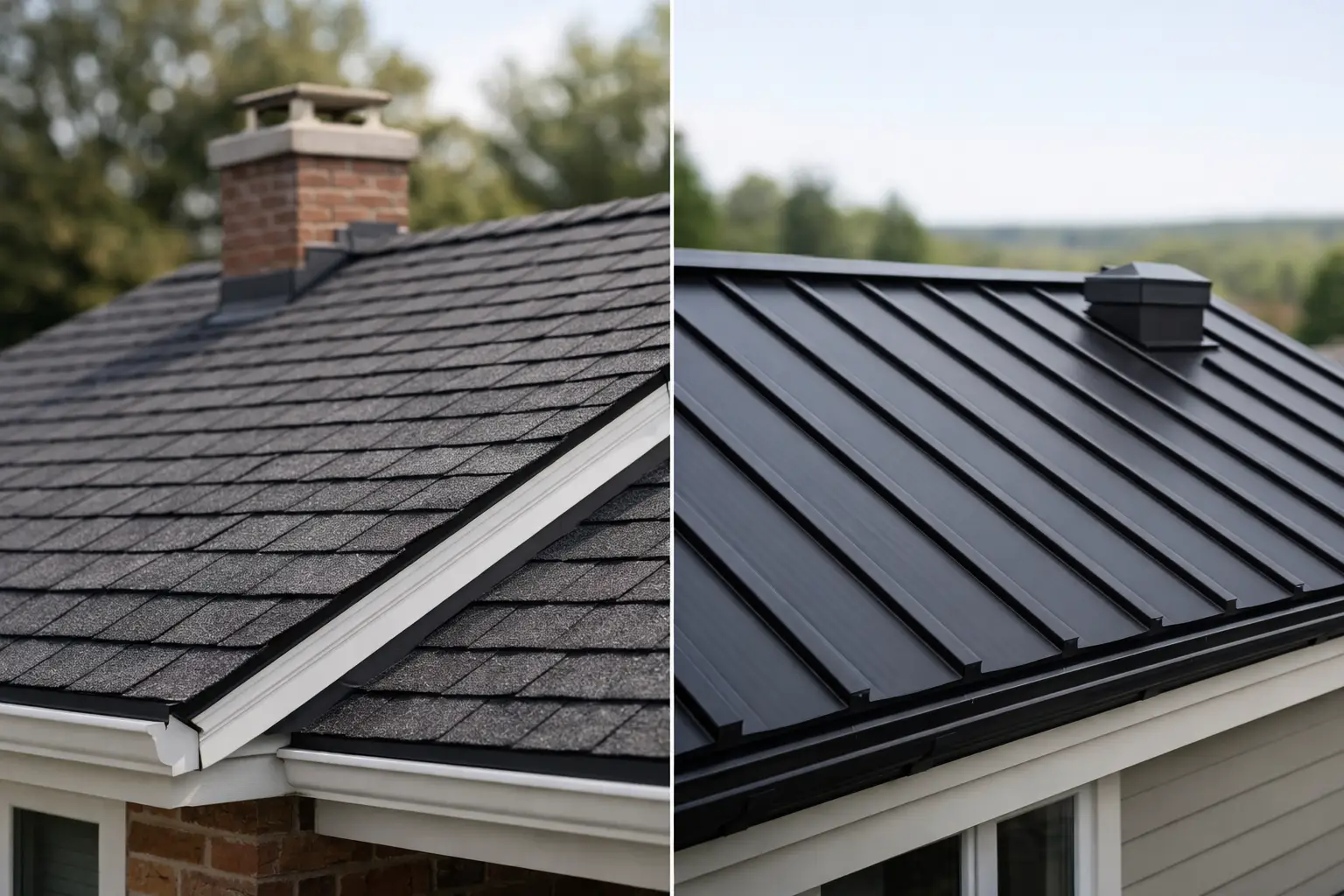 Asphalt Shingles Versus Steel Roofing Compared