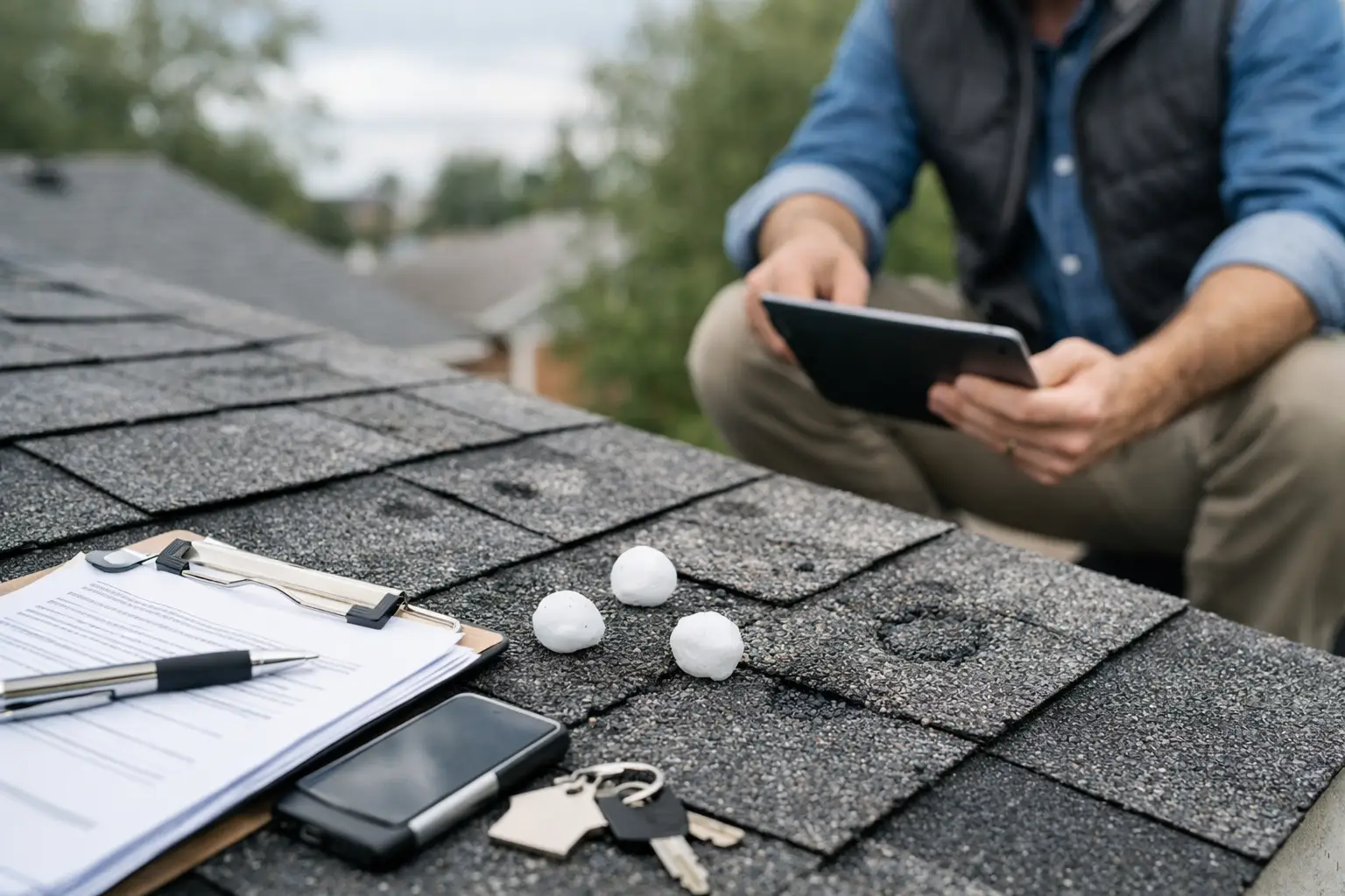 Roof Hail Damage Insurance Claim Next Steps
